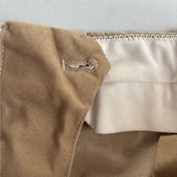 Womens J Crew Stretch Khaki Chino Cotton/Spandex Pants Size 14R - Picture 5 of 7